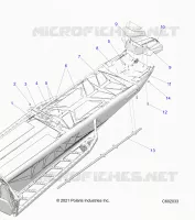 CHASIS, REAR, MISC. COVERS AND SNOWFLAP