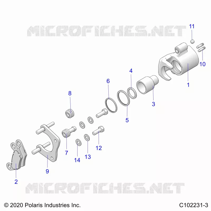 BRAKES, PINZA TRASERAS