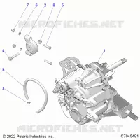 TREN, MAIN GEARCASE MOUNTING