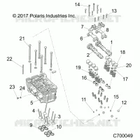ENGINE, CULATA AND VALVES