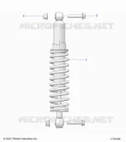 SUSPENSION, SHOCK TRASERO