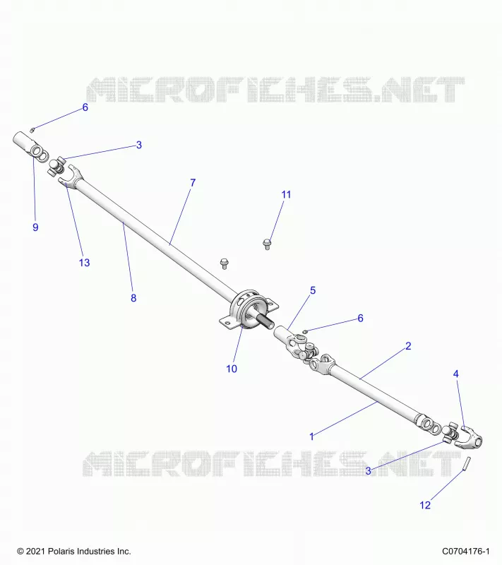 TREN, FRONT PROP SHAFT