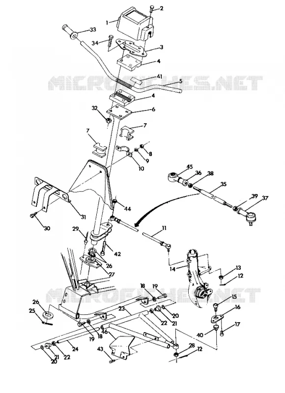 conjunto de dirección 6X6 UPDATED 2-91 (4919811981011A)