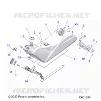 SISTEMA DE COMBUSTIBLE, FUEL TANK ASM.