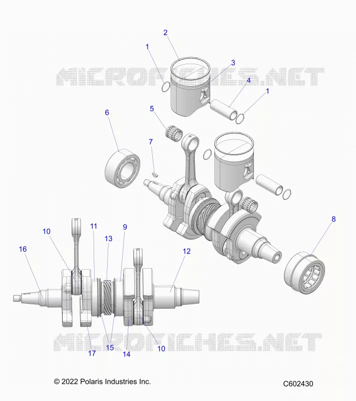 ENGINE, PISTON AND CIGUEÑAL