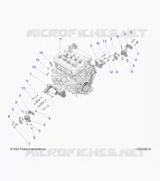 MOTOR, MOUNTING &amp; LONG BLOCK
