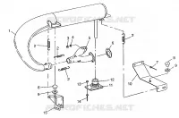 SISTEMA DE ESCAPE WIDETRAK LX 0972065 and  EUROPEAN WIDETRAK LX E972065 (4938223822C003)