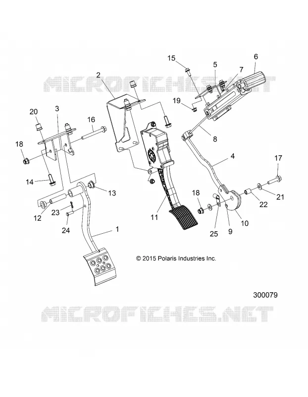 CONTROLS, PEDALS AND FRENO DE MANO