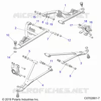SUSPENSIÃ“N DELANTERA CONTROL ARMS