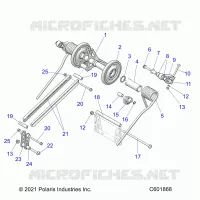 SUSPENSION, TRASERO ARM PAR