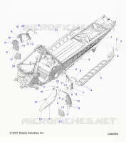 CHASSIS, PROTECCIÃ³N DEL EMBRAGUE, FOOTRESTS, AND RUNNING BOARDS