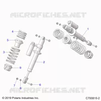 SUSPENSION, CHOQUE FRONTAL MOUNTING