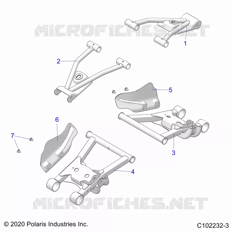 SUSPENSION TRASERA CONTROL ARMS