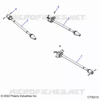 TREN, FRONT, MID, REAR PROP SHAFT