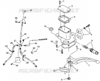 CONTROLES-CILINDRO MAESTRO/FRENO LINE XPRESS 300 W98CA28C (4945364536B007)