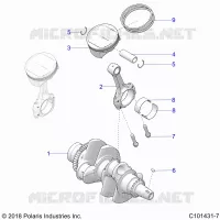 ENGINE, CIGUEÑAL AND PISTON