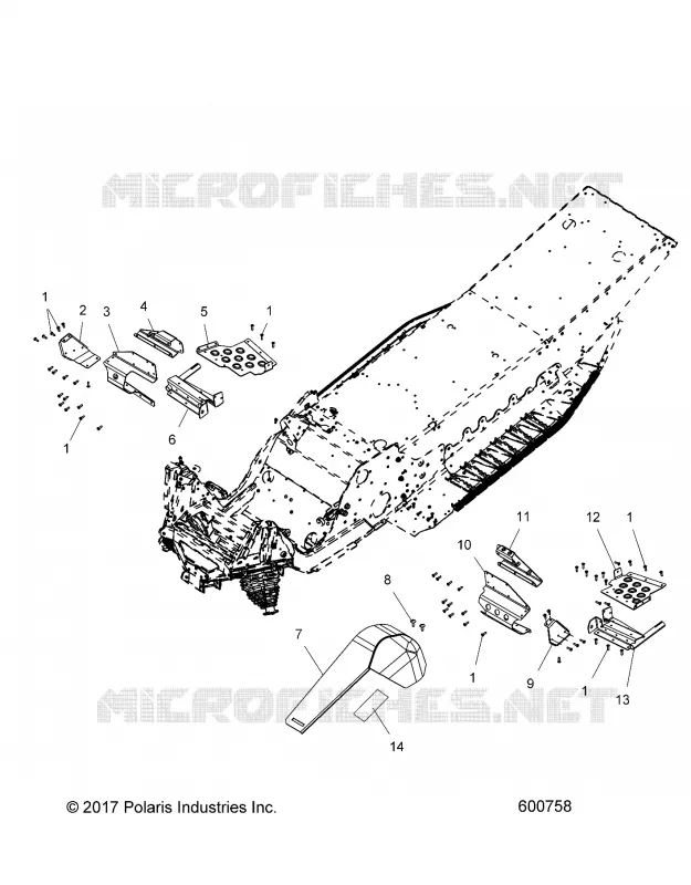 CHASSIS, FOOTREST AND PROTECCIÃN DEL EMBRAGUE
