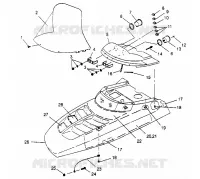 MONTAJE CAMPANA  500 EFI 0952774, EFI SKS 0952574,   EFI SKS PT 0952974, and (4929052905A014)