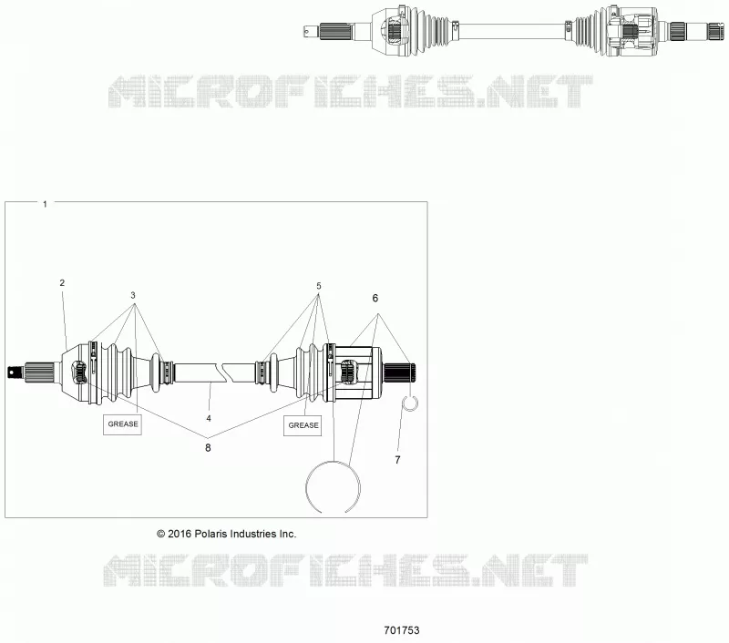 DRIVE TRAIN, TRANSMISION DELANTERA SHAFT