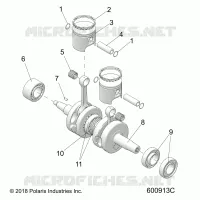 ENGINE, PISTON AND CIGUEÑAL