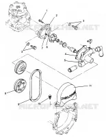 BOMBA DE AGUA Storm 0965782, Storm SKS 0965582,  Euro Storm E965782, Euro Stor (4931593159D003)