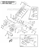 SWING ARM WELDMENT AND SHOCK TRASERO ASSEMBLY (4911991199032A)