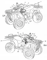 ETIQUETAS Magnum 4X4 W97AC42A, Swedish Magnum 4X4 S97AC42E and Norwegian Magnu (4940834083A008)