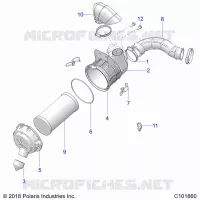 ENGINE, TOMA DE AIRE SYSTEM