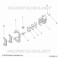 BRAKES, PINZA TRASERA