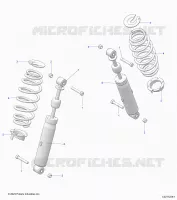 SUSPENSION TRASERA SHOCK AND MOUNTING