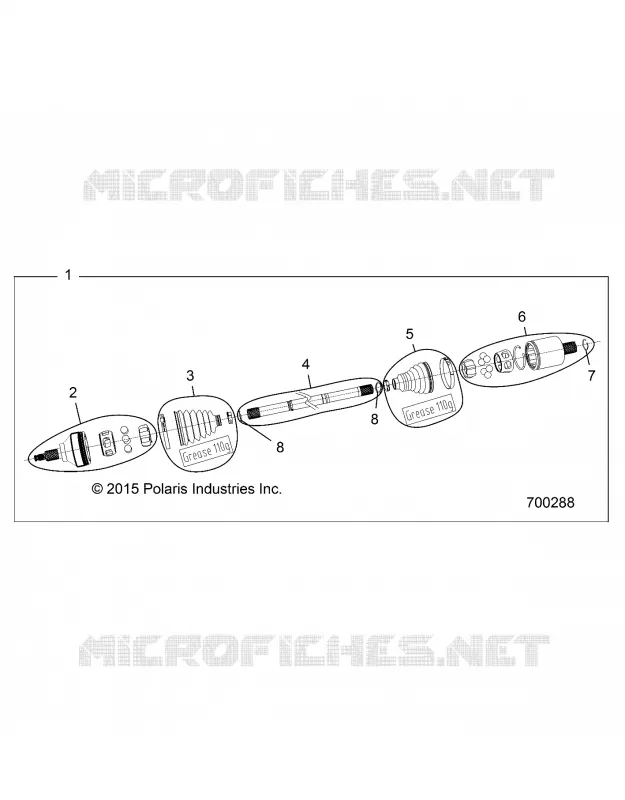 TREN, REAR HALF SHAFT