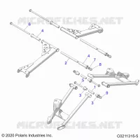SUSPENSION TRASERA CONTROL ARM MOUNTING