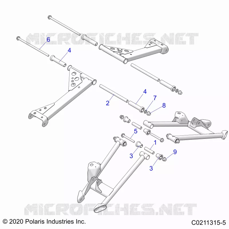 SUSPENSION TRASERA CONTROL ARM MOUNTING