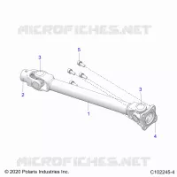 TREN, REAR PROP SHAFT