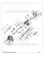 DRIVE TRAIN, PRINCIPAL GEARCASE