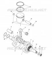 CIGUEÑAL AND PISTON ASSEMBLY (4914771477033A)