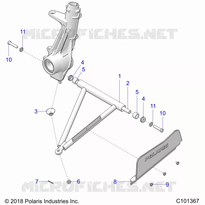 SUSPENSION, A-ARM AND PUNTAL MOUNTING