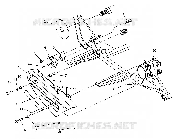 cubierta de la cadena ASSEMBLY 4X4 350L W938139 (4924052405029A)