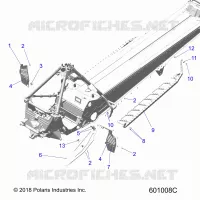 CHASSIS, PROTECCIÃ³N DEL EMBRAGUE, FOOTRESTS, AND RUNNING BOARDS