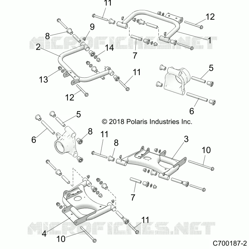 SUSPENSION TRASERA CONTROL ARMS