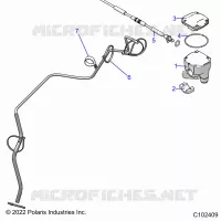 GOBIERNO, CONTROLS, THROTTLE ASM. AND CABLE