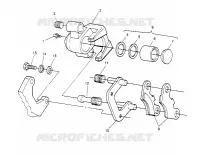 MONTAJE DE FRENO DELANTERA Trail Boss W958527 (4930323032B003)