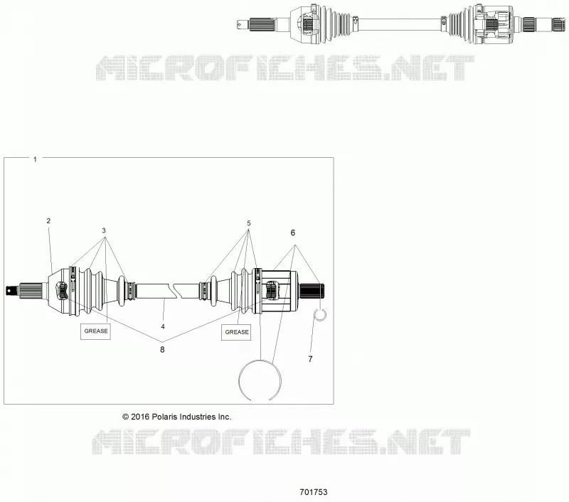 DRIVE TRAIN, TRANSMISION DELANTERA SHAFT