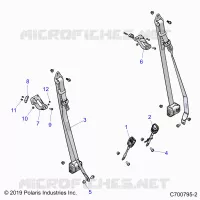 ASIENTO BELT MOUNTING
