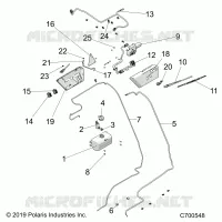 TECHO, WATER BOTTLE, WIPER AND HARNESSES