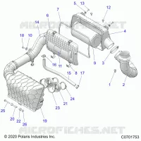 ENGINE, TOMA DE AIRE SYSTEM
