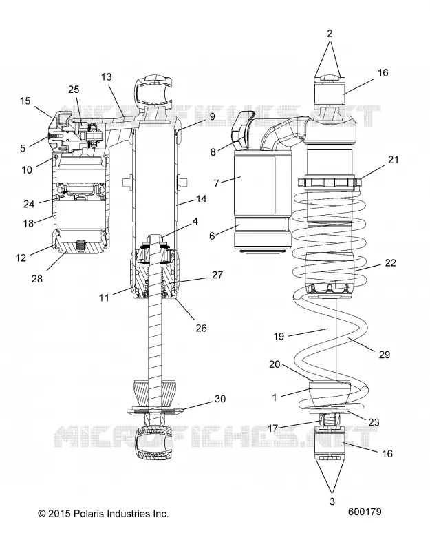 SUSPENSION, CHOQUE FRONTAL TRACK (7044389)