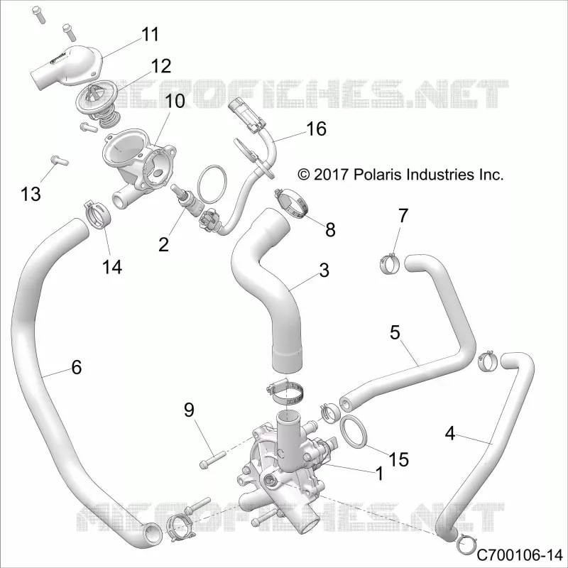 MOTOR, WATERPUMP AND BYPASS