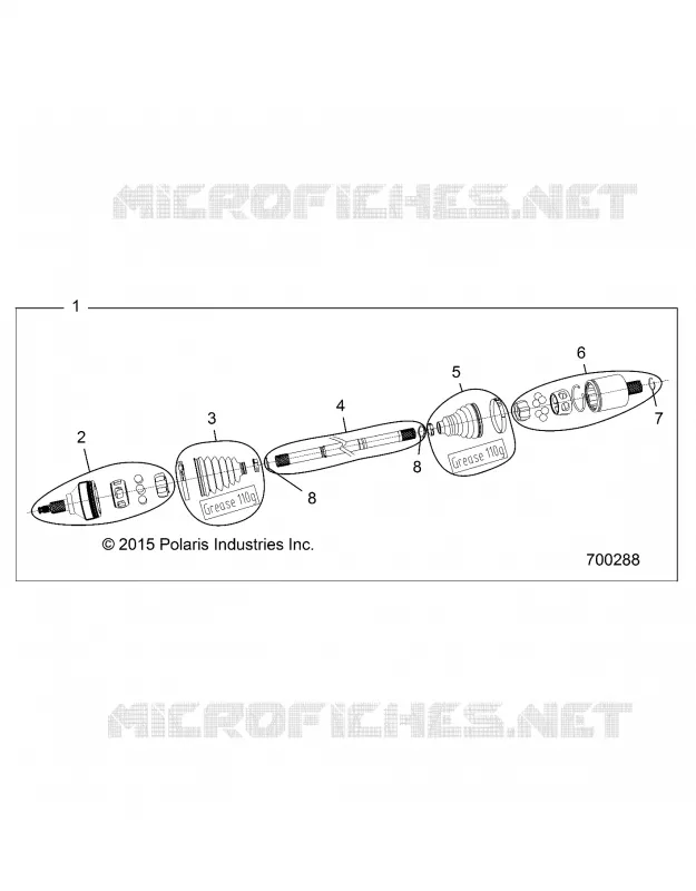 TREN, REAR HALF SHAFT
