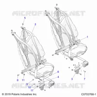 ASIENTO BELT MOUNTING